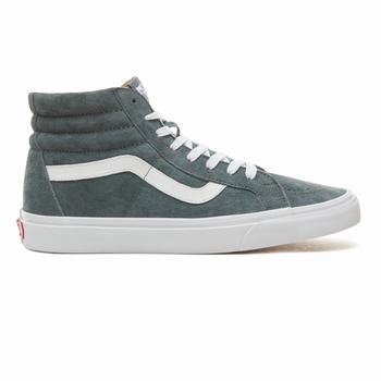 Vans Suede Sk8-Hi Reissue - Miesten Korkeavartiset tennarit - Valkoinen